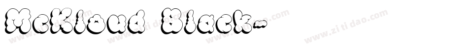 McKloud Black字体转换